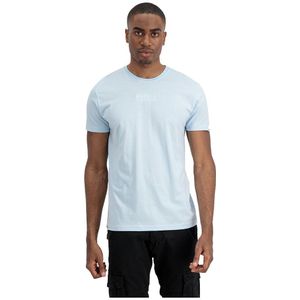 Alpha Industries Organics Emb Short Sleeve T-shirt Blauw L Man