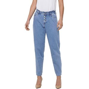 Only Cuba Slouchy High Waist Jeans Blauw XS / 34 Vrouw