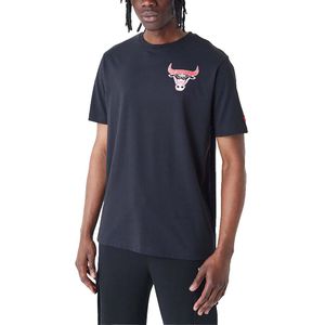 New Era Nba Holographic Chicago Bulls Short Sleeve T-shirt Blauw L Man