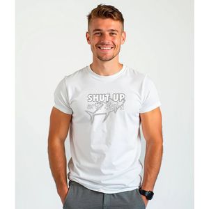 Kruskis Shut Up And Fish T-shirt Met Korte Mouwen