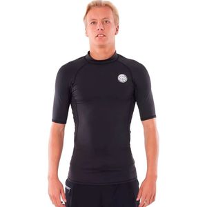 Rip Curl - Thermopro - UV-rashguard - Korte Mouw - Zwart
