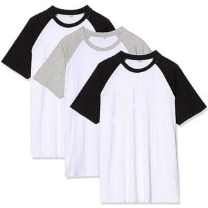 Build Your Brand By007a T-shirt Met Korte Mouwen 3 Eenheden