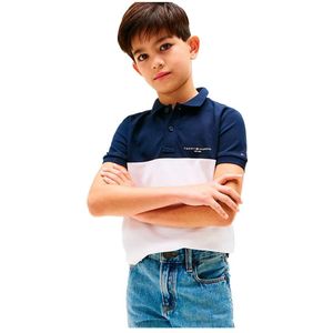 Tommy Hilfiger Colourblock Mini Cropped Korte Mouw Poloshirt