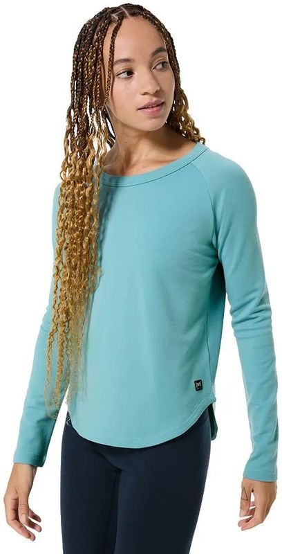 Super.natural - W EVERYDAY CREW - Damestrui - Zwart - Merino Mix