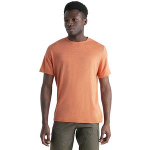 Icebreaker Merino Linen Short Sleeve T-shirt Oranje XL Man