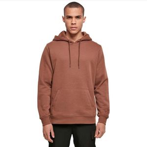 Build Your Brand Heavy Hoodie Rood L Man