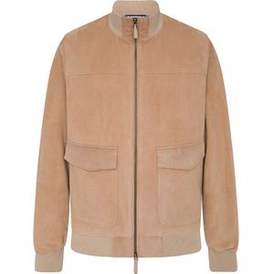 FaÇonnable Girasol Blouson Leather Jacket Beige 2XL Man