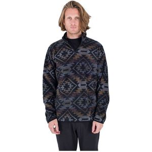 Hurley Mesa Windchill Half Zip Sweatshirt Bruin M Man
