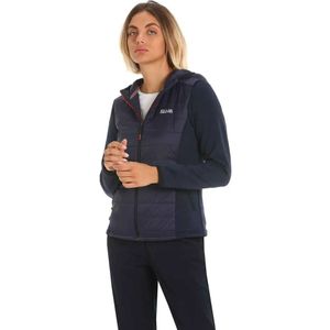 Slam Active Hood Hybrid Fleece Met Volledige Rits