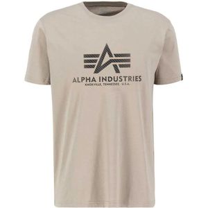ALPHA INDUSTRIES - Basic T - T-shirt - Carbon - Katoen