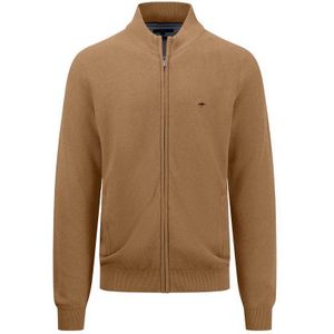 Fynch Hatton 1413223 Full Zip Sweater Bruin M Man
