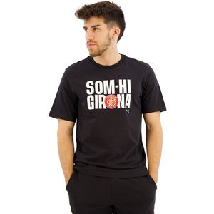 Puma Som-hi Girona Fc Short Sleeve T-shirt Zwart M Man