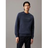 CALVIN KLEIN - Raised Line Logo - Sweatshirt - Zwart - Katoen