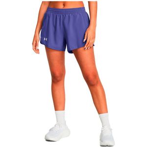Under Armour Fly By 3in Shorts Paars XS Vrouw