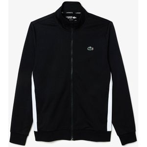 Lacoste Sh1094 Full Zip Sweatshirt Zwart S Man