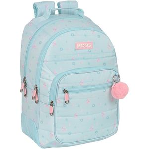 Safta Moos ´´garden´´ Double Backpack Blauw