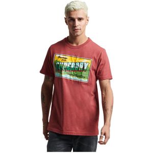 Superdry Vintage Travel T-shirt Rood S Man