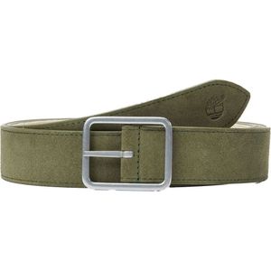 Timberland Rev Canvas&suede 35 Mm Leather Belt Groen M Man