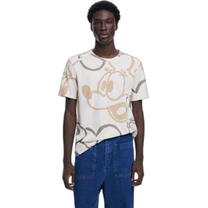 Desigual Beau-mickey T-shirt Met Korte Mouwen