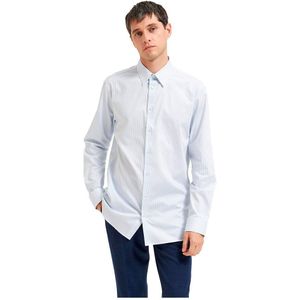 Selected Nathan Slim Fit Long Sleeve Shirt Wit S Man