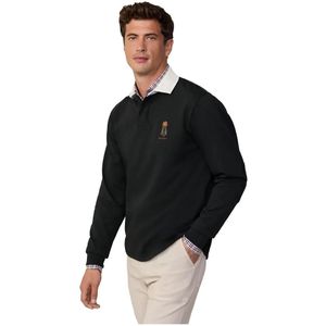 Hackett Heritage Harry Rugby Lange Mouw Poloshirt