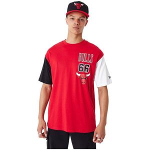 New Era Nba Cut Sew Os Chicago Bulls Short Sleeve T-shirt Rood S Man