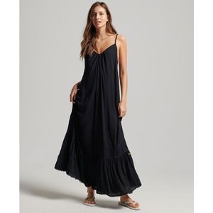 Superdry Vintage Long Beach Cami Dress Zwart XS Vrouw