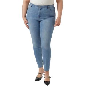 Vero Moda Curve Phia Skinny Fit High Waist Jeans Blauw 52 / 32 Vrouw