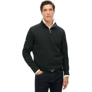 Superdry - M2014078A - Piqué Sweatshirt - Grijs - Casual - Katoen