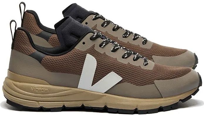 VEJAvoor mannen. DC0102971 Trainers Dekkan groen (41), Plat, Veters, Casual, Duurzaam, Gerecycled polyester