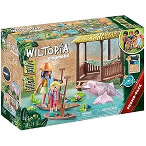 Playmobil Wiltopia-toour Of Row With The River Dolphins Goud