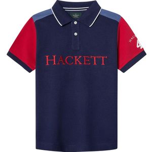 Hackett Londonvoor jongens. HK5600006 Merk marine polo (3Años= 97cm), Casual, Katoen, Korte mouwen, Marineblauw, kinderkleding