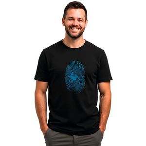 Kruskis Off Road Fingerprint T-shirt Met Korte Mouwen