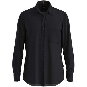 BOSS - Relegant 6 - Overhemd - Blauw - Katoen