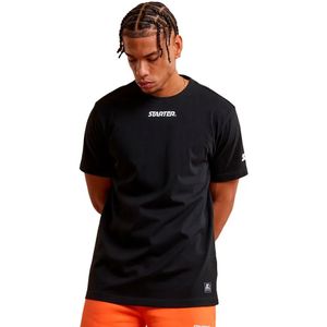 STARTER - BLACK LABEL - T-shirt - Zwart - Katoen
