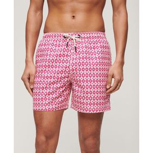 Superdry Printed 15´´ Swimming Shorts Roze XL Man