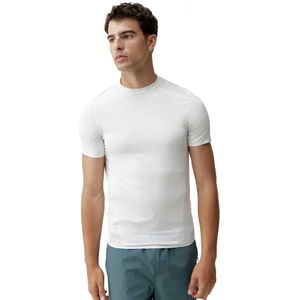 Born Living Yoga Chad Long Sleeve T-shirt Wit XL Man