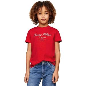 Tommy Hilfiger Script T-shirt Met Korte Mouwen