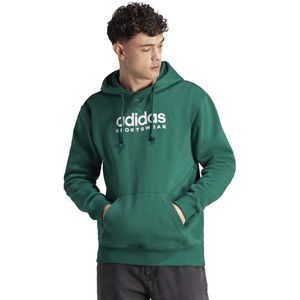 Adidas All Szn Fleece Graphic Hoodie Groen M / Regular Man