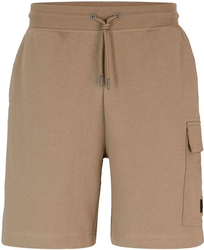 BOSSvoor mannen. 50511591 Cargo korte broek bruin (M), Casual, Katoen