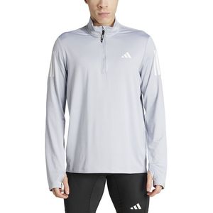 Adidas Own The Run Base Half Zip Sweatshirt Grijs M / Regular Man