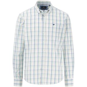 Fynch-Hatton - Seasonal Combi Checks Overhemd - Ruiten - Lange Mouwen - Zachte Stof