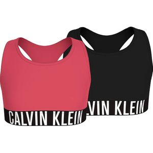 CALVIN KLEIN JEANS Bralette 2-Pack - Katoen - Meisjes - Iconisch Comfort
