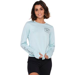 Salty Crew Stealth Pinnacle Crew Dames Rash Guard Met Lange Mouwen