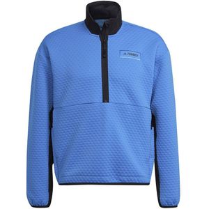 Adidas Utilitas Half Zip Fleece Blauw S Man