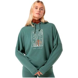 W SUNBIRCH - Hoodie - Groen - Merinowol - Oversized Pasvorm