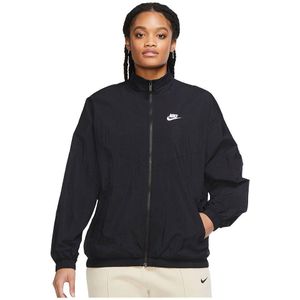 Nike Sportswear Essential Woven Jacket Zwart M Vrouw
