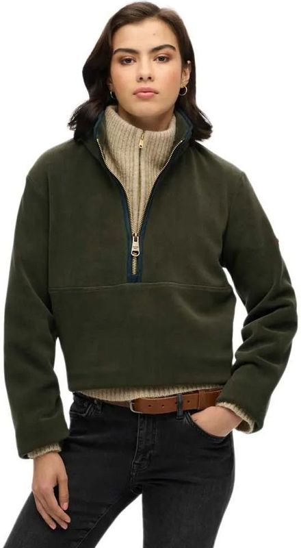 Superdry - Estate Fleece - Sweatshirt - Halve Rits