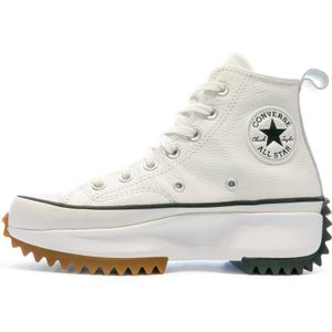 Converse Run Star Platform Foundational Leather Trainers Wit EU 38 1/2 Vrouw