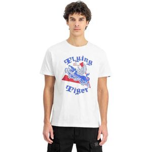 Alpha Industries - Fyling Tigers Ink - T-shirt - Zwart - Katoen